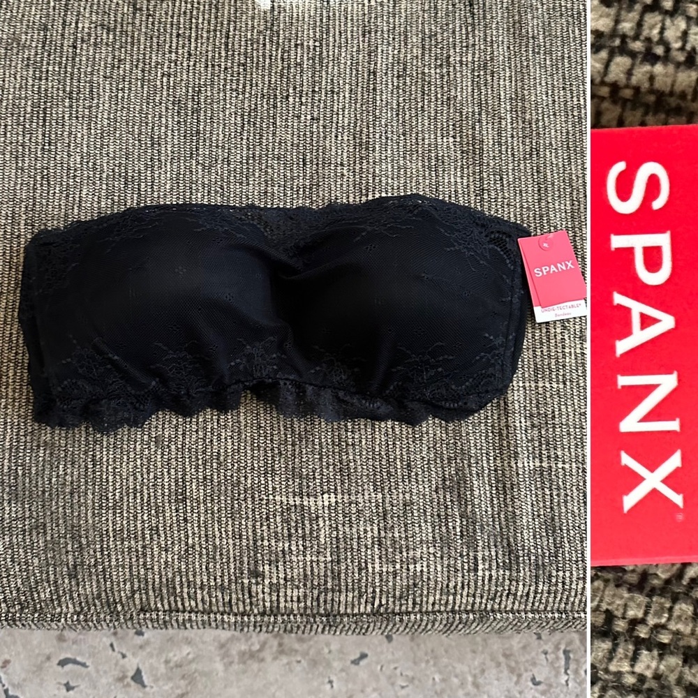 SPANX Black Lace Bandeau